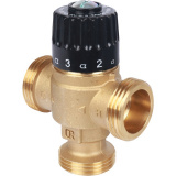 Термостатический смеситель Stout 1" нар.р. kv 2,3, 30-65°С