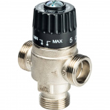 Термостатический смеситель Stout 3/4" нар.р. kv 2,3, 30-65°С