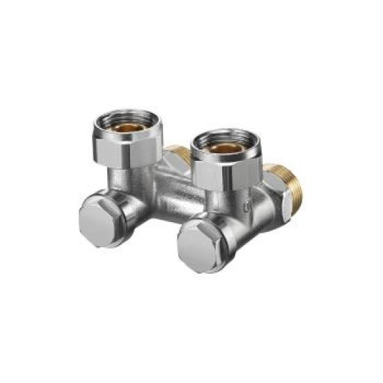 Узел Multiflex V ZB угловой 1/2"х3/4" двухтрубная - 1