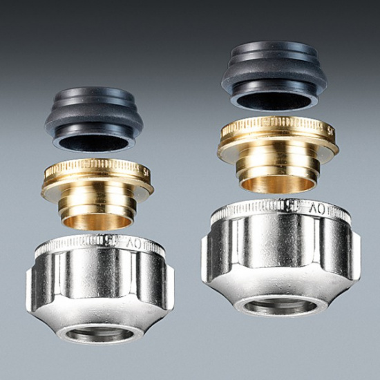 Соединитель Ofix K для пластмассовой трубы 16x2,0мм G 3/4" - 1