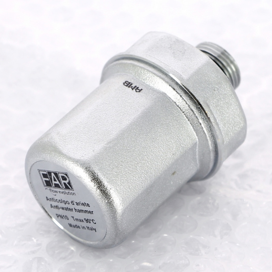 Компенсатор гидроудара FAR Рмакс. 50Бар 1/2" Н - 1