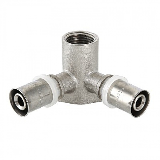 Уголок пресс с креплением 16 x 1/2" проходной - 1