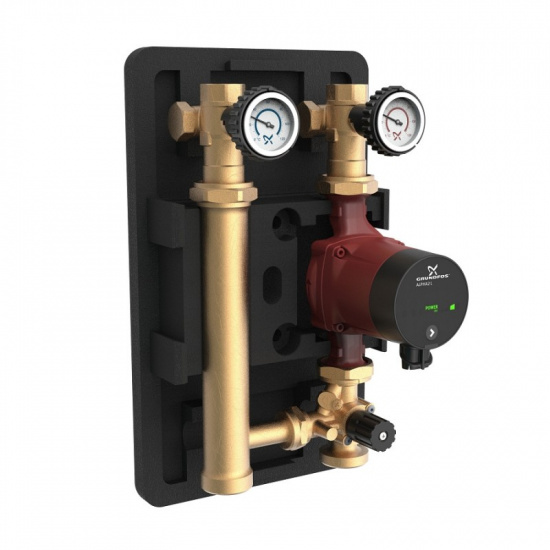 Насосная группа Heatmix Alpha 2L 40 с 3-ходовым смесительным клапаном - 1