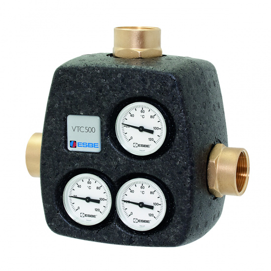 Клапан термический  VTC531, 65°C ± 4°C, Kvs 8, 1 1/2" - 1