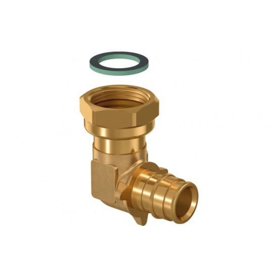 Угол с накидной гайкой 20 х 1/2" Uponor Quick & Easy - 1